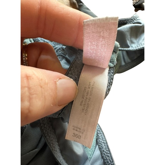 Victoria's Secret Dream Angels Push Up Bra Blue Lace Satin Lined 36B - Picture 6 of 8